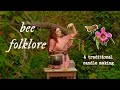 bee folklore ✧ traditional candle making in the cottage garden