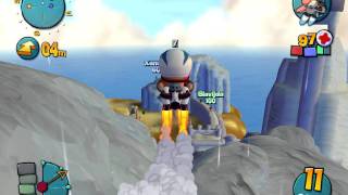 SHORT gameplay worms 4 mayhem