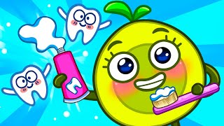 Yes Yes Brush Your Teeth Song Healthy Habits For Kids Vocavoca Kids Songs And Nursery Rhymes