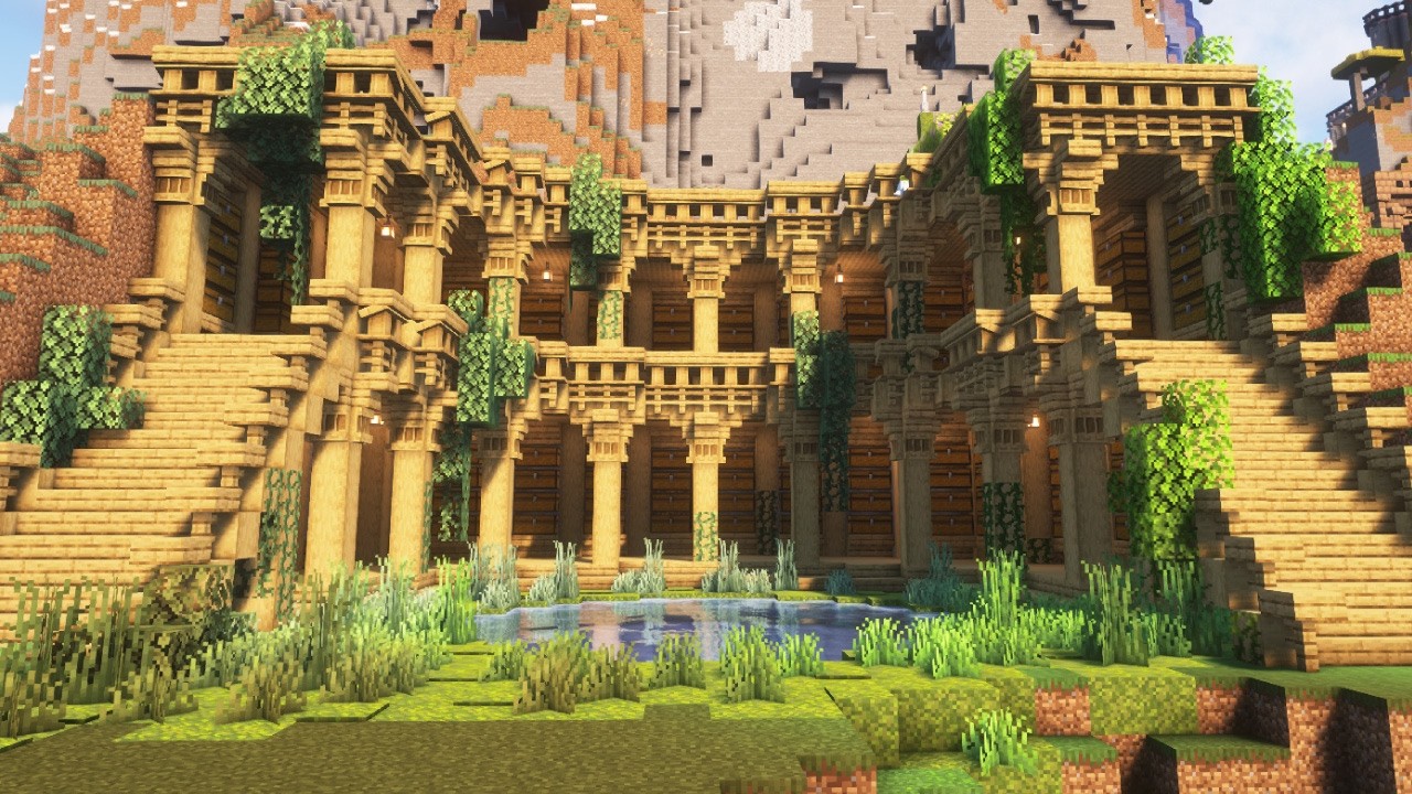 【Minecraft】サバイバルでも簡単!おしゃれな倉庫の作り方【マインクラフト】【マイクラ建築】【作り方】【徹底 解説】How to ...