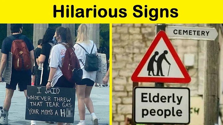 Hilarious Signs That Will Make You Laugh | Happy Bears #115