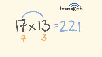Fast Math Trick - How to multiply numbers under twenty faster than a calculator