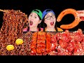 Black noodle spicy tteokbokki dona mukbang