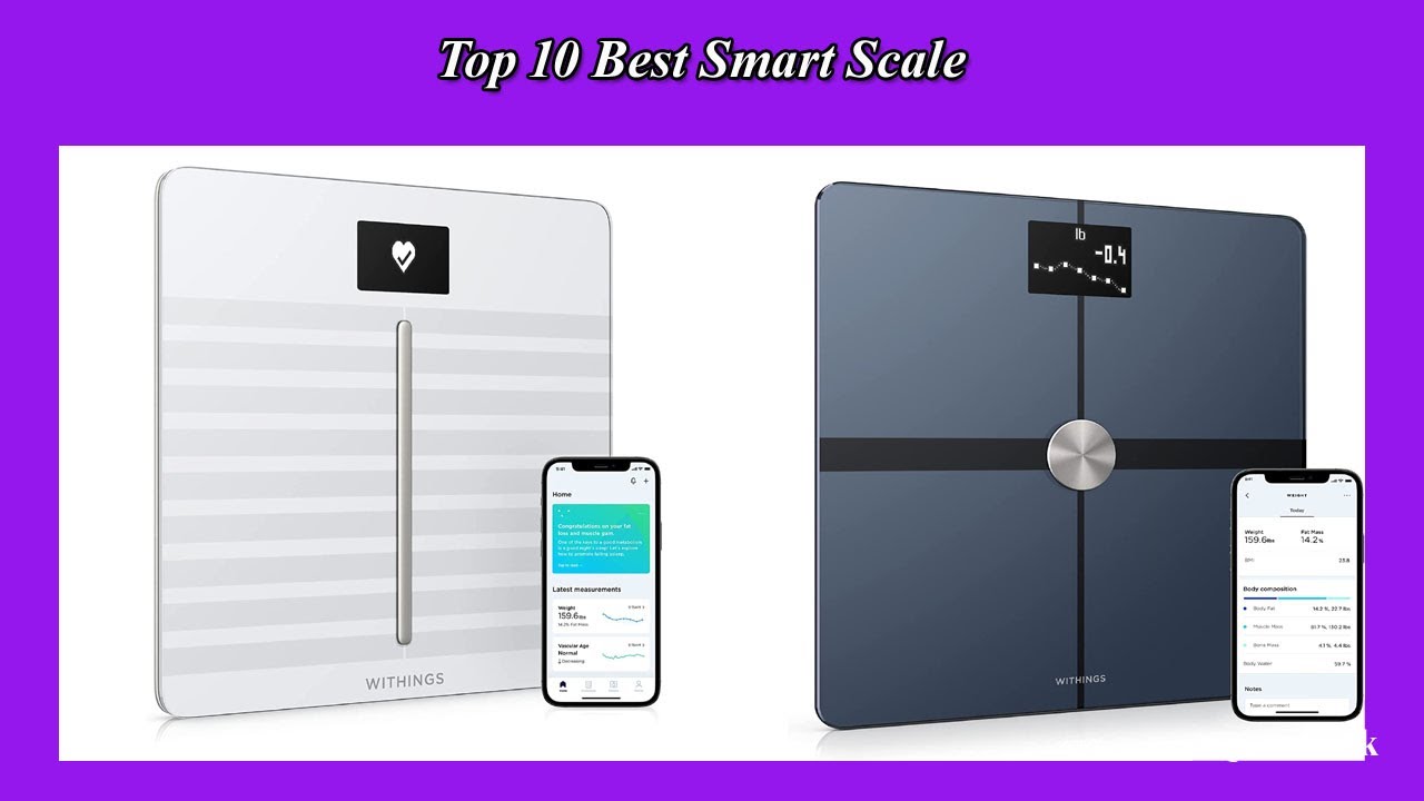 Korescale Smart Scale for Body Weight and Fat Percentage, BMI, Muscle Mass,  Bluetooth with Smartphone App (Black)