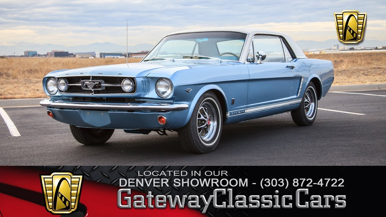 1965 Ford Mustang GT 452 Gateway Classic Cars of Denver YouTube