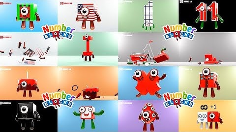 NUMBERBLOCKS Superparison Part 22 | 3D Blender Lab