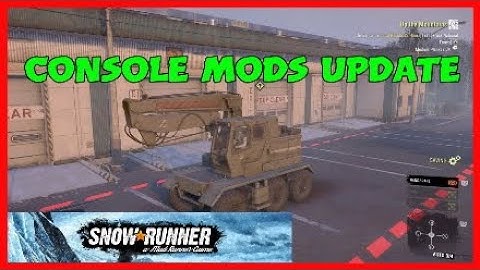 SnowRunner console mods update for today.