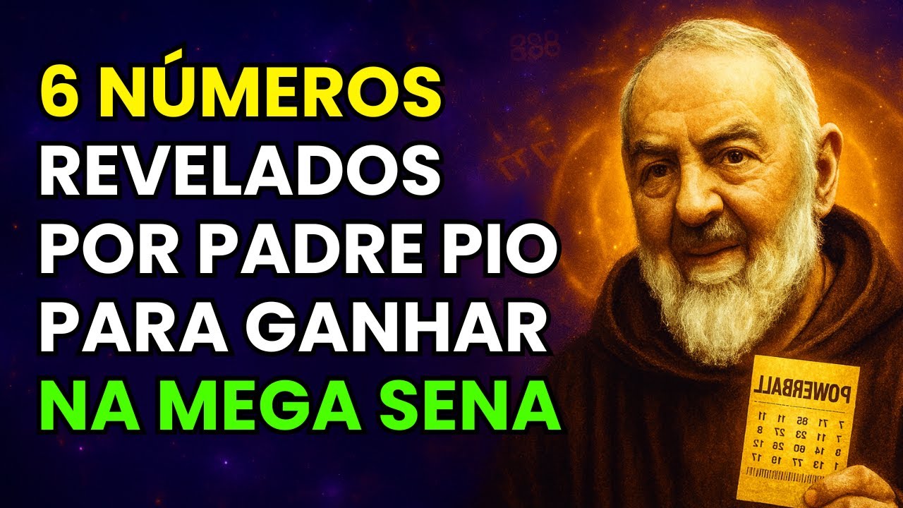 PADRE PIO REVELOU OS 6 NÚMEROS DE LUZ PARA ATIVAR A PROSPERIDADE NA SUA VIDA FINANCEIRA