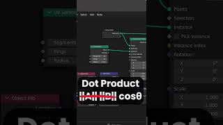 So what's a Dot Product #blendertutorial #blender #blender3d
