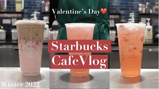 happy valentine's day❤ | Target Starbucks | cafe vlog | ASMR