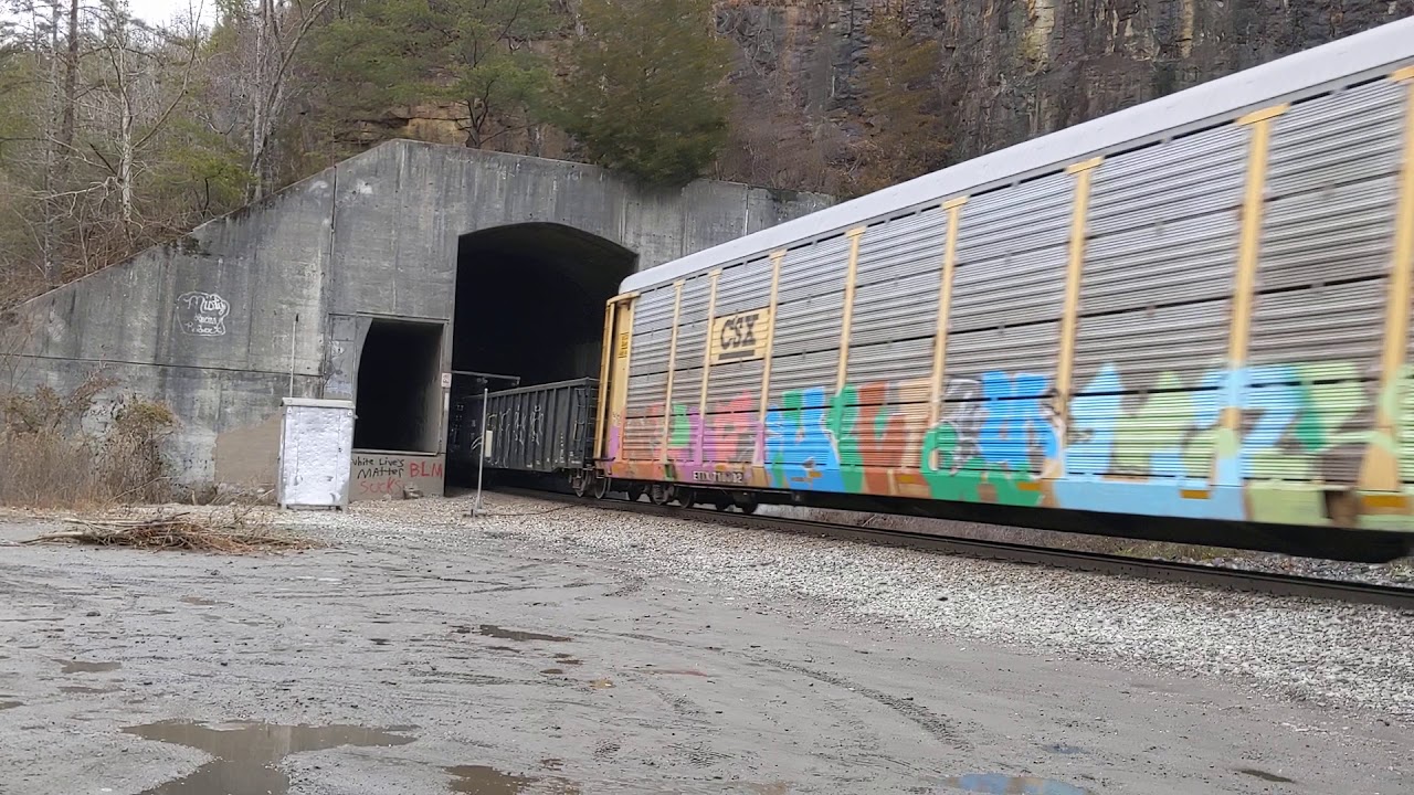 NS 171 Coming Through Nemo Tunnel near Wartburg, TN