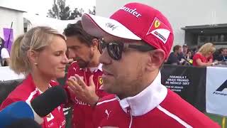 Interview with Vettel after race - Mexican GP 2017
