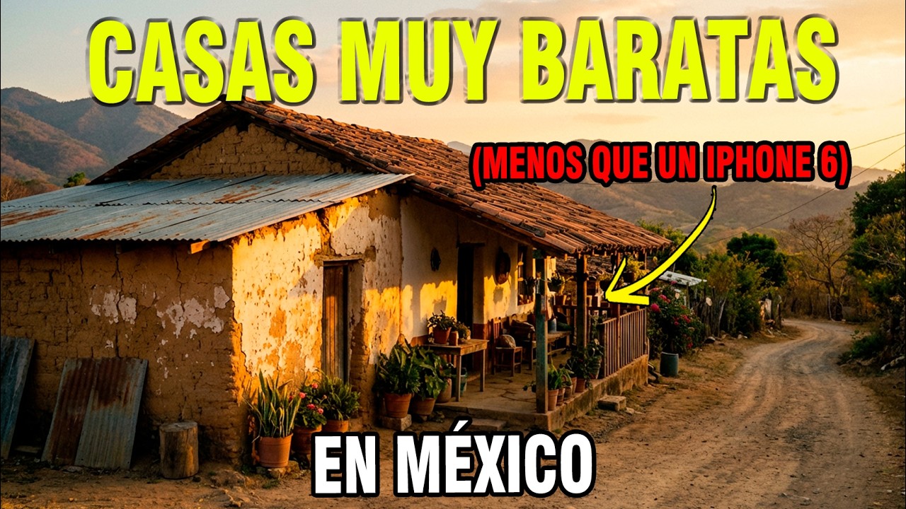 10 Lugares de México Donde una Casa Cuesta Menos que un iPhone 6 [2026]