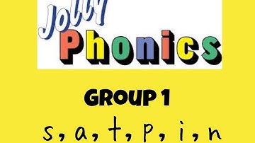 Jolly Phonics Letter Sounds, Songs, and Actions - group 1 s, a, t, p,i, n