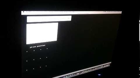 Yo-Yo sonification performance Max MSP light tracking project. Experimental Music