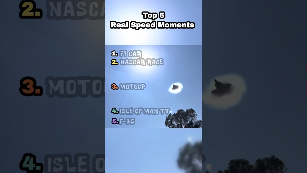 Top 5 Real Speed Moments ||