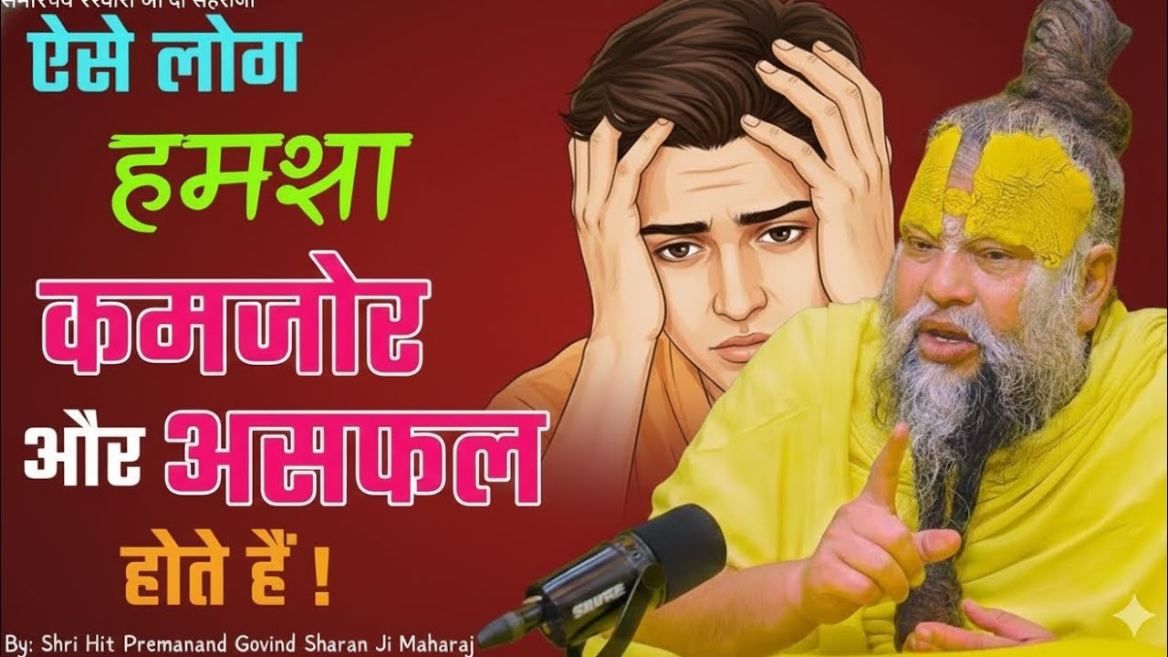 कभी कमजोर और असफल नहीं होगे। Premanandji maharaj satsang 