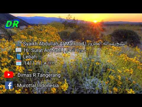 16. Surat An-Nahl | Abdullah Al Matrood | 1411 H | عبدالله المطرود سورة النحل