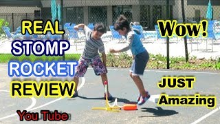 Stomp Rocket Ultra Toy Review | Real Stomp Rocket DIY | How to Assemble stomp rocket