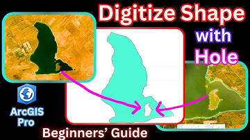 How to Digitize a Shape with a Hole in ArcGIS Pro | Beginner Tutorial