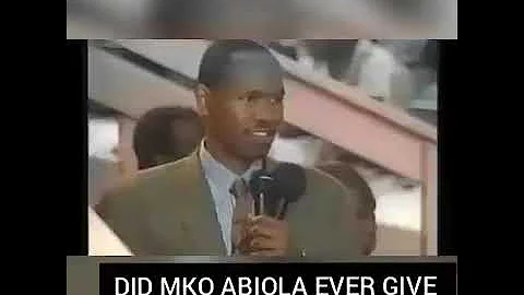 Did MKO Abiola Ever Give Up June 12 Mandate ?