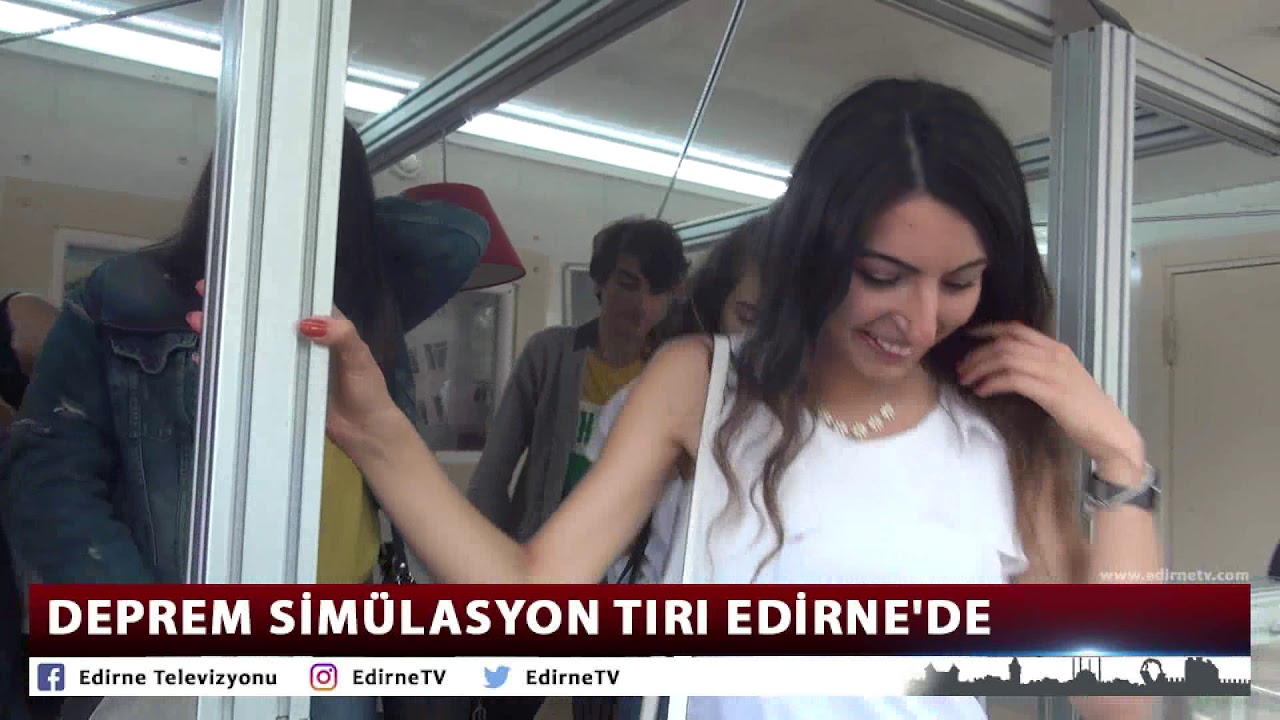 DEPREM SİMÜLASYON TIRI EDİRNE'DE gündem sözcü