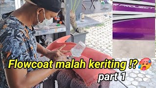 Download Lagu Cara lengkap flowcoat aman,alat sederhana bagian 1 MP3