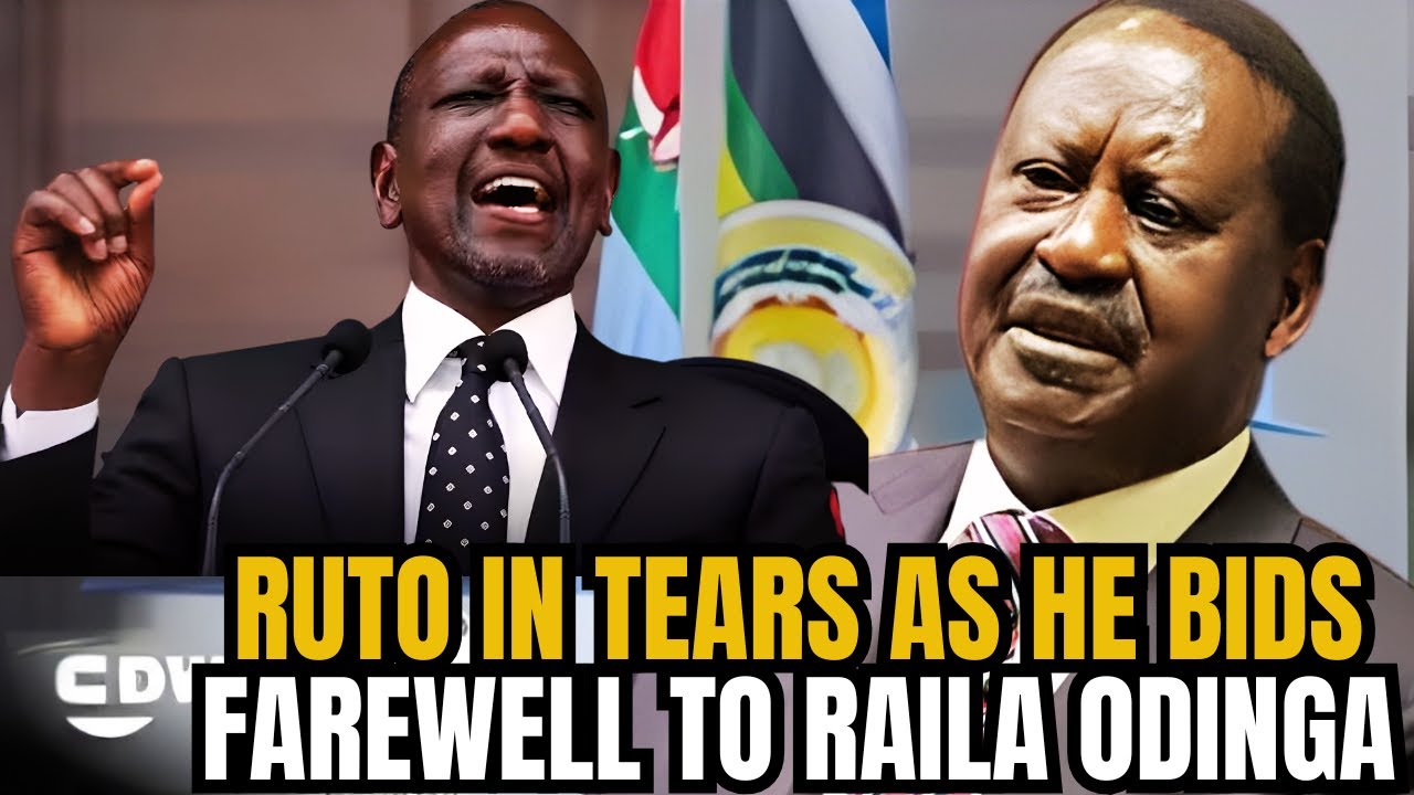 President Ruto Says GOODBYE to Raila Odinga in Emotional Farewell ...