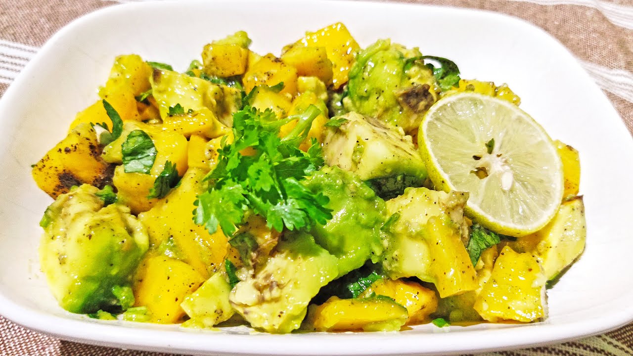 Avocado Mango Salad Avocado and Mango Salsa How to Make Mango