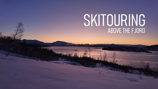 Skitouring above the fjord