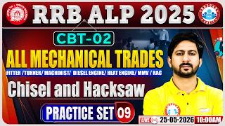 RRB ALP CBT 2 All Mechanical Trades Classes | ALP CBT 2 Practice Set -09, RRB ALP CBT 2 Practice Set