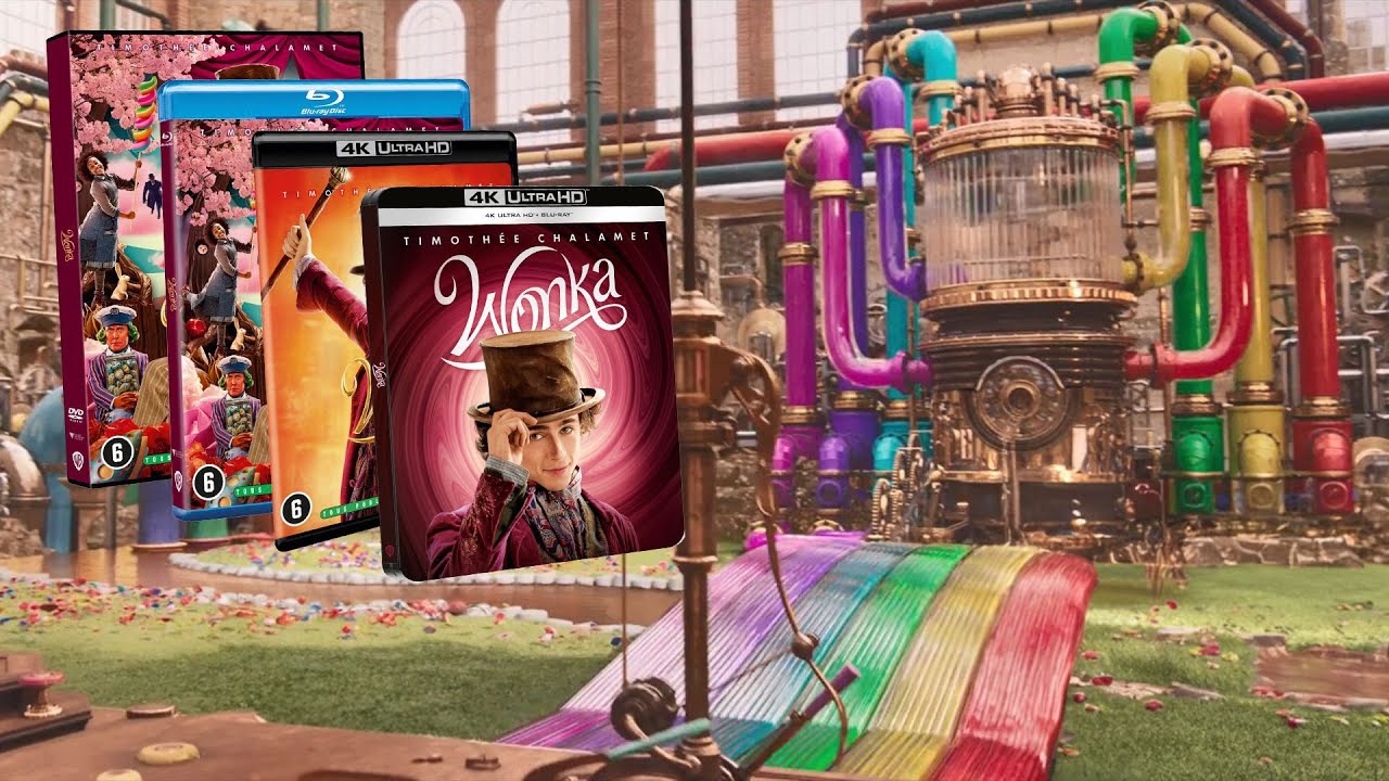 wonka bande annonce sortie DVD, Blu ray, 4K UHD & SteelBook