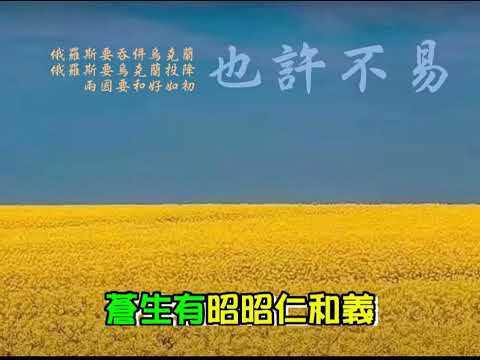 也許不易(挺烏克蘭版/詞:逸飛)