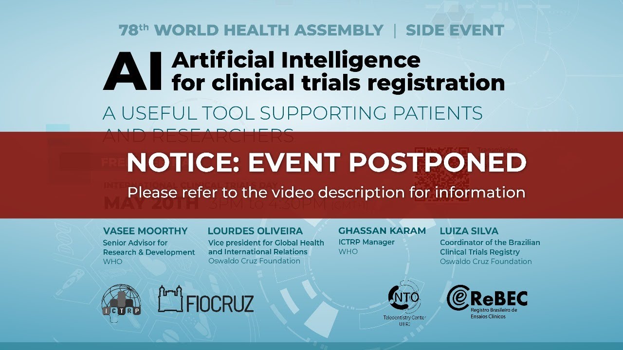 AI for clinical trials registration, a useful tool supporting patients ...
