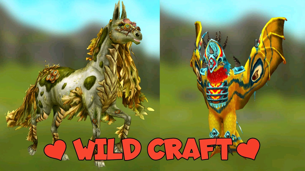 Эксклюзивные скины пасса! Получила орла и лошадь😍Wild Craft