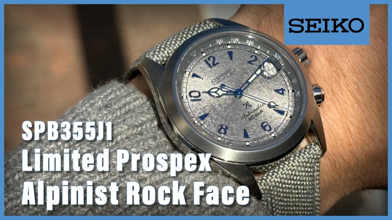 Unboxing Seiko Prospex SPB355J1 Alpinist Rock Face - YouTube
