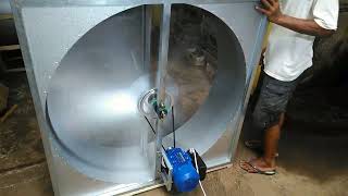 Blower Rakitan 45in Dinamo 3/4 hp Pesanan Bpk Zainal Muchyar di Kab. Balangan, Kalimantan Selatan.