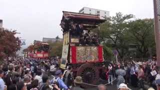 湖国三大祭「大津祭」　きらびやかな曳山練り歩く