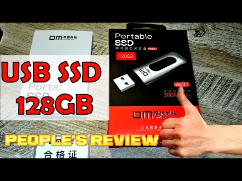 Портативный внешний DM FS200 SSD - накопитель, 128/256 Гб. Распаковка и результаты тестов!