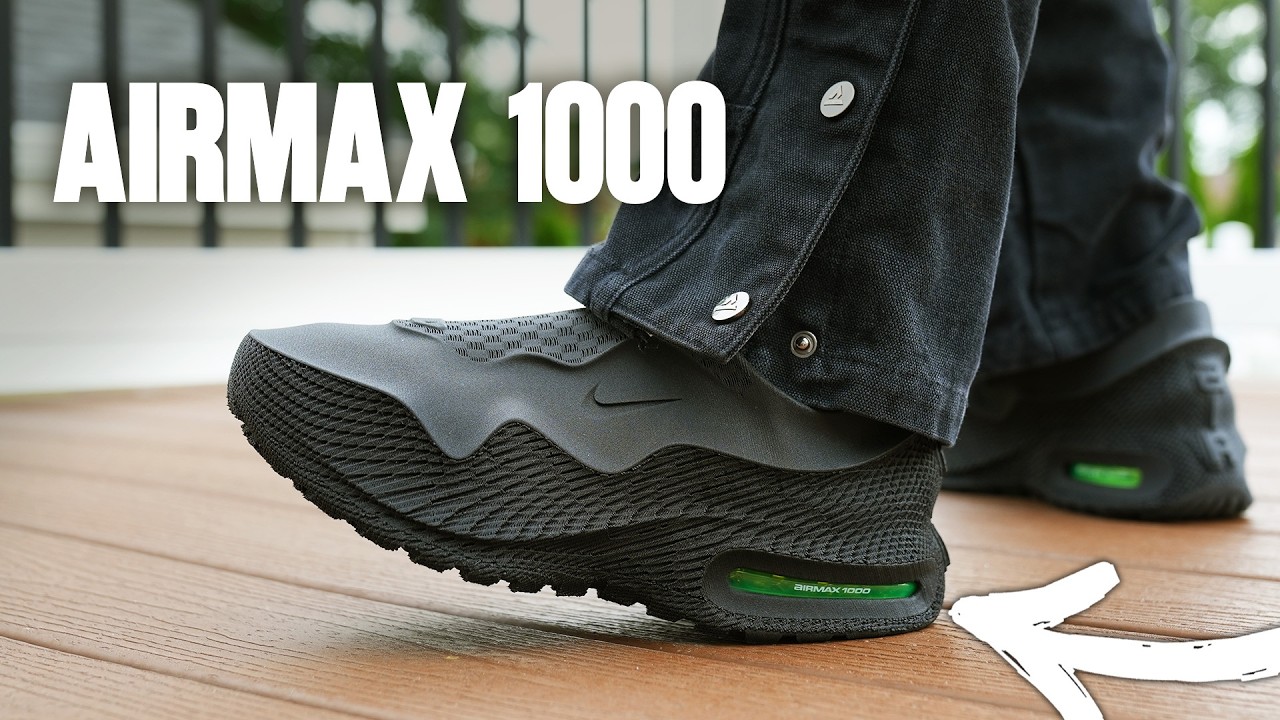 This Sneaker Is FROM THE FUTURE! Nike AIR MAX 1000 Black Volt 
