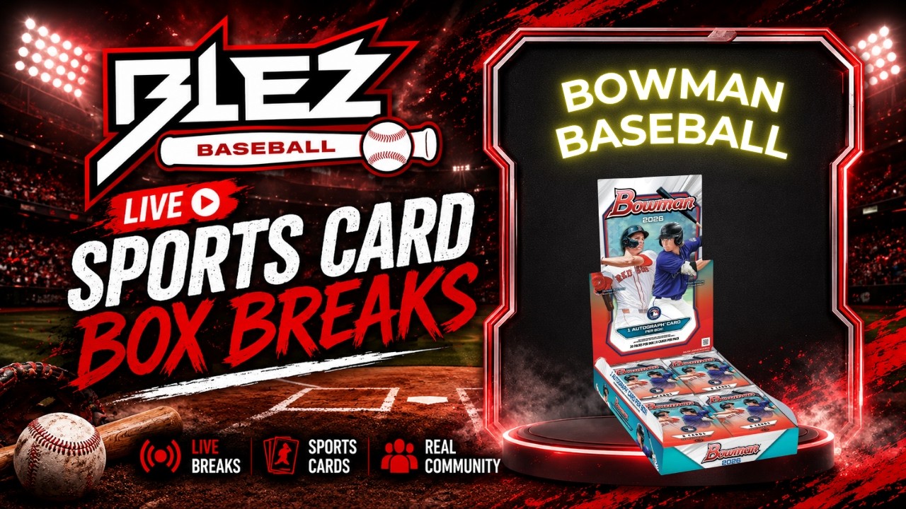 EARLY MORNING BOWMAN ON THIS ELECTRIC SUNDAY!⚾⚡⚾⚡ #livebreaks #baseball #sportscards #live #mlb
