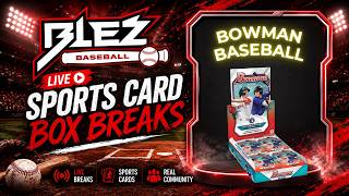 EARLY MORNING BOWMAN ON THIS ELECTRIC SUNDAY!⚾⚡⚾⚡ #livebreaks #baseball #sportscards #live #mlb