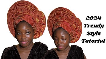 GELE TUTORIAL ( TRENDING STYLE 2024 )