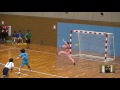 5日 ハンドボール女子 国体記念体育館Cコート 飛騨高山×郡山女子大附 1回戦 1