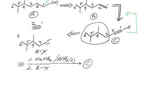 Retrosynthetic analysis of an alcohol