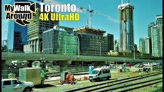 Toronto video from the GO train through Union Station, Southcore and skywalk! (4k video)
