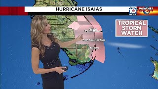 Hurricane Isaias, 5 a.m. Friday advisory