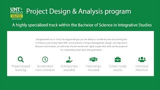 UNT's New 3 year degree program in Frisco Texas