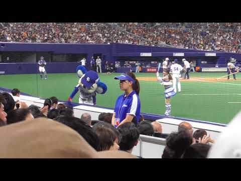 20180901 ﾁｱﾄﾞﾗのﾀﾞﾝｼﾝｸﾞｸｲｰﾝとドアラ！【中日VS巨人】(ﾅｺﾞﾔﾄﾞｰﾑ)