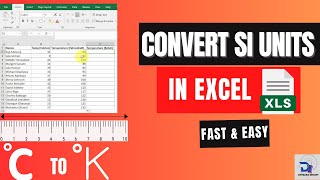 How to Easily Convert SI Units in Excel | Quick & Simple Tutorial screenshot 2
